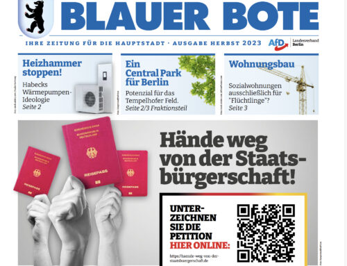 Blauer Bote – Ihre Zeitung für die Hauptstadt – Aktuelle Ausgabe Herbst 2023