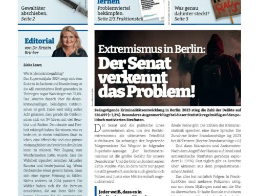 Blauer Bote – Ihre Zeitung für die Hauptstadt – Aktuelle Ausgabe Herbst/Winter 2024